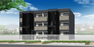 岡山県岡山市北区下中野【アパート】の外観