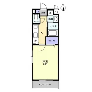 ミモザヒルズ岡山医大南【2階】の間取り