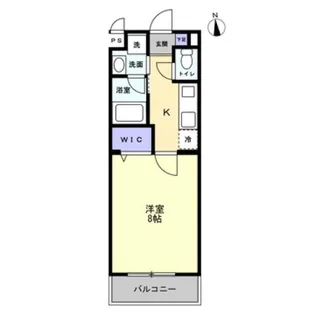 ミモザヒルズ岡山医大南【3階】の間取り