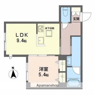 アメリス【1階】の間取り