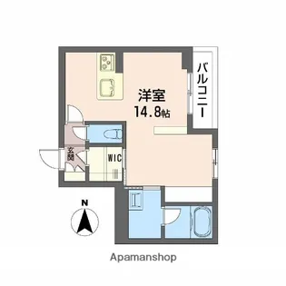 ユーグレイス東島田【2階】の間取り