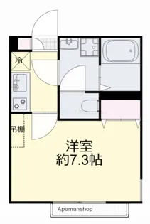 CASA GRANDE大和町【102号室】の間取り