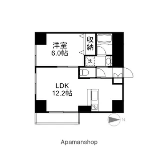 岡山県岡山市北区富田町2丁目【マンション】の間取り