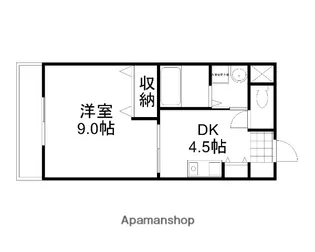 コザックス【7階】の間取り