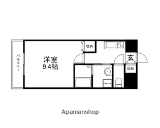 ノーブルハイム岡山【2階】の間取り