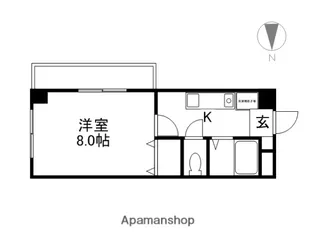岩田ビル第1【3階】の間取り