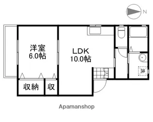 VIVI北方【2階】の間取り