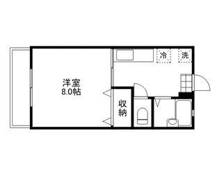 コスモス・インハイツA【203号室】の間取り