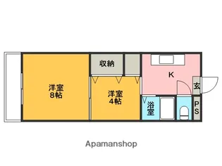 レジデンス春日町【3階】の間取り