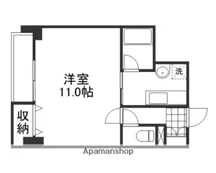 カーサ・フィオーレ表町【8階】の間取り
