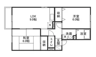 セジュール静【1階】の間取り