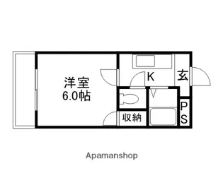 岡山県岡山市中区小橋町2丁目【マンション】の間取り
