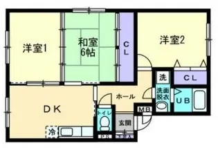 エスポワール【3階】の間取り