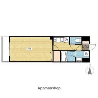 WILLDO岡山大供【9階】の間取り