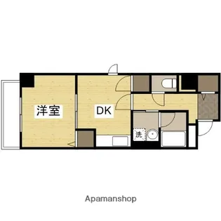 パルロイヤル東島田【701号室】の間取り
