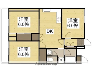 ナガシオビル【6階】の間取り