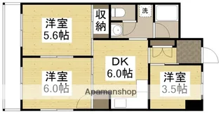ナガシオビル【401号室】の間取り