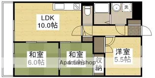 ネクスト倉田 東館【706号室】の間取り