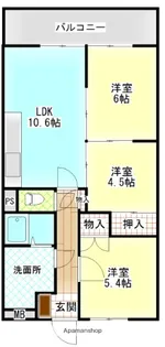 ネクスト倉田 西館【2階】の間取り