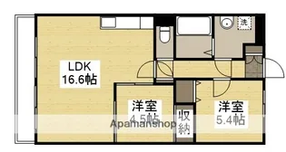 ネクスト倉田 西館【5階】の間取り