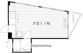 K2ビル【2A号室】の間取り