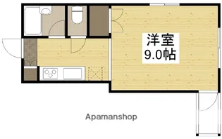 富田町共同ビル【318号室】の間取り