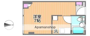 チサンマンション岡山【9階】の間取り