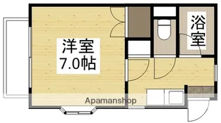 コーポヒロ【101号室】の間取り