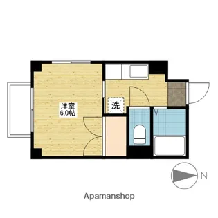 リバーサイド幸和【305号室】の間取り