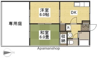 サンビレッジ竜之口 D【1階】の間取り