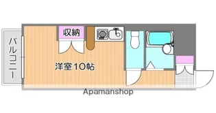 カーサ・プリメラ【107号室】の間取り