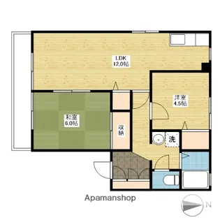 ディアスハート95【1階】の間取り