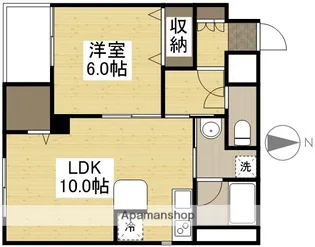 ジェムシティ表町ビル【3階】の間取り