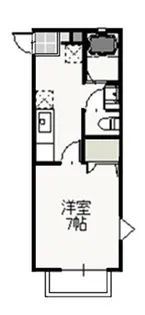 サンパティーク B【2階】の間取り