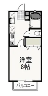 サンパティーク B【1階】の間取り