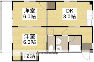 ヒカリホールディングス第2ビル【203号室】の間取り