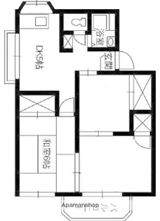 喜タヤB【2階】の間取り