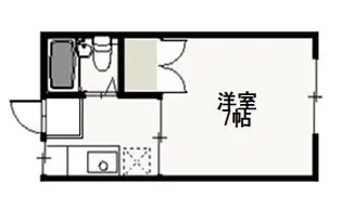 コーポ大野辻【2階】の間取り