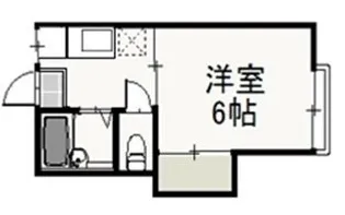 コーポ大野辻【2階】の間取り