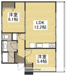 クレール学南運動公園【1階】の間取り