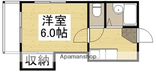 BRUNO浜1【201号室】の間取り