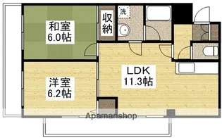 スフィアハザキ【8階】の間取り