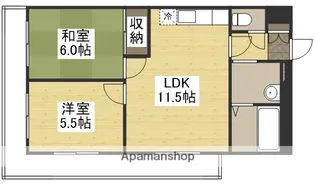 グランデュール今2号館【4階】の間取り