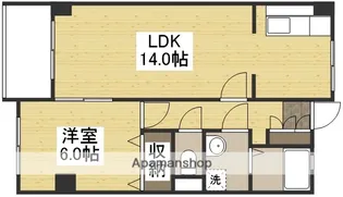 小倉ビル【502号室】の間取り