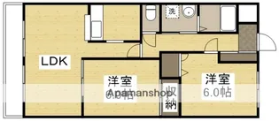 カサブランカ奥田【301号室】の間取り