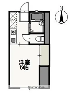 ディナ東岡山【1階】の間取り