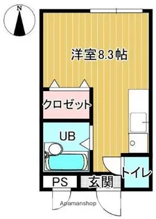 衣笠ビル【2階】の間取り