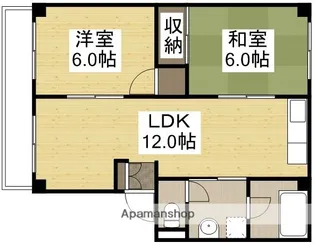 レジデンス下中野 A棟【2階】の間取り