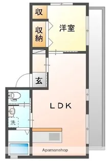 入江ビル【3階】の間取り