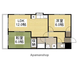 グランデュール東古松【403号室】の間取り